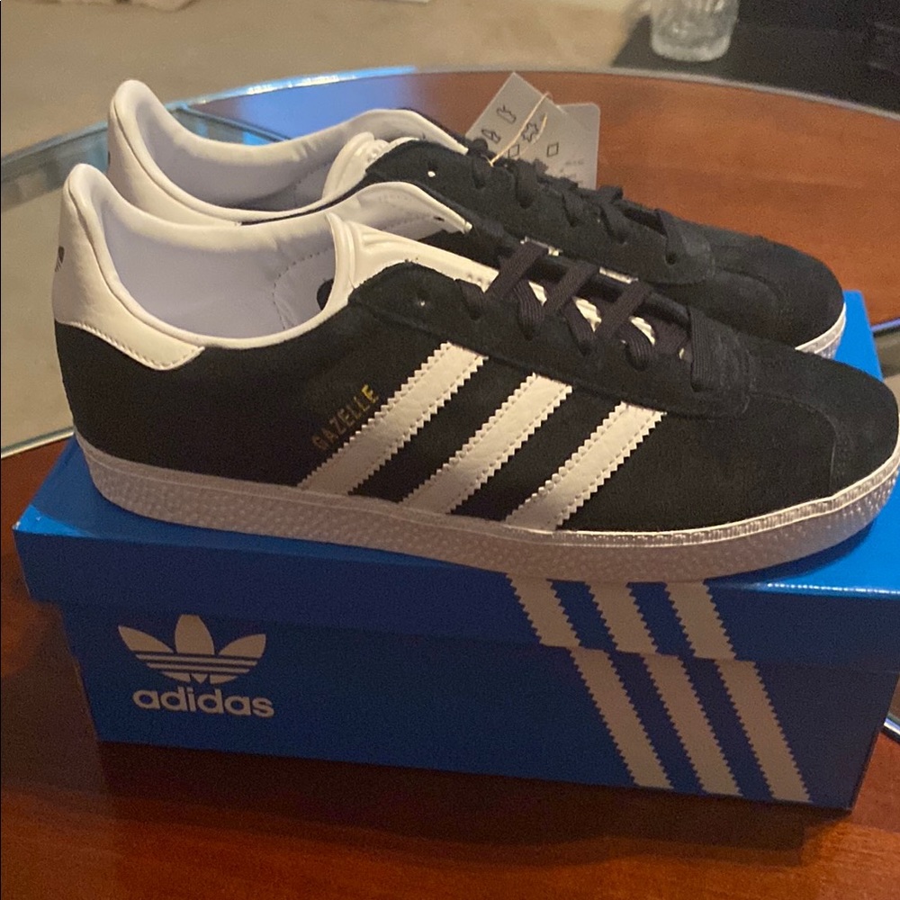 Adidas Gazelle Black Suede Sneakers